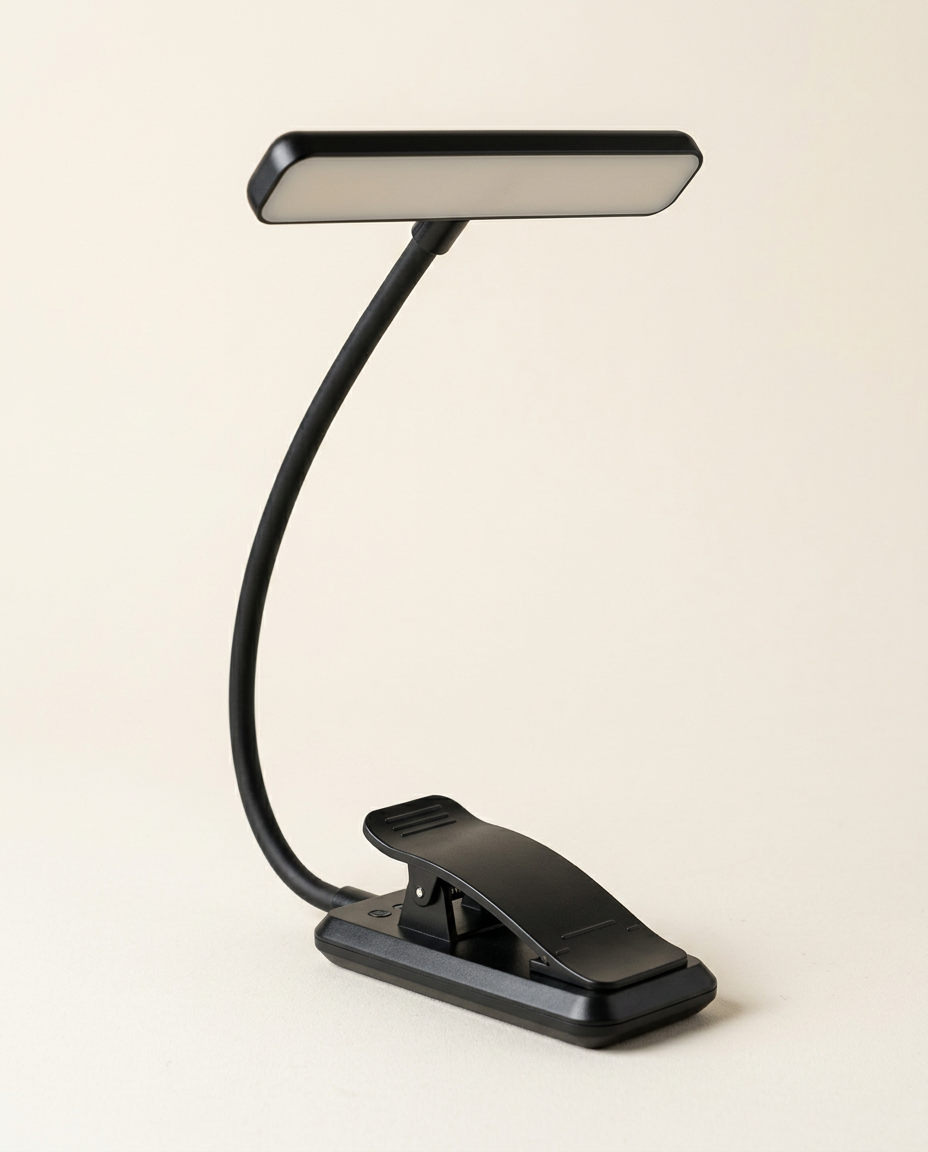 Gritin 19 LED Rechargeable Clip-On Book Light